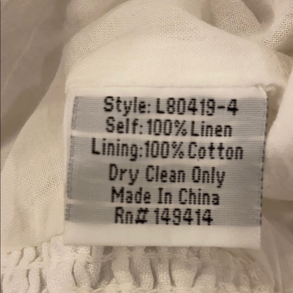 Johnny Was Pilar Embroidered Linen Shorts Sz XL - Picture 4 of 6